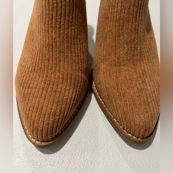 CCOCI Brown corduroy mules with triangular heel, size 7.5 - Picture 6 of 8